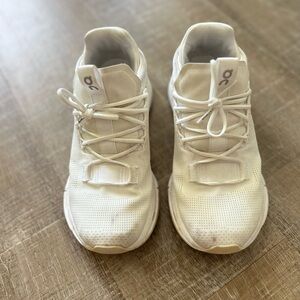 On women’s cloudnova in white